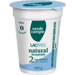 IOGURTE VERDE CAMPO LACFREE 160G DESNATADO